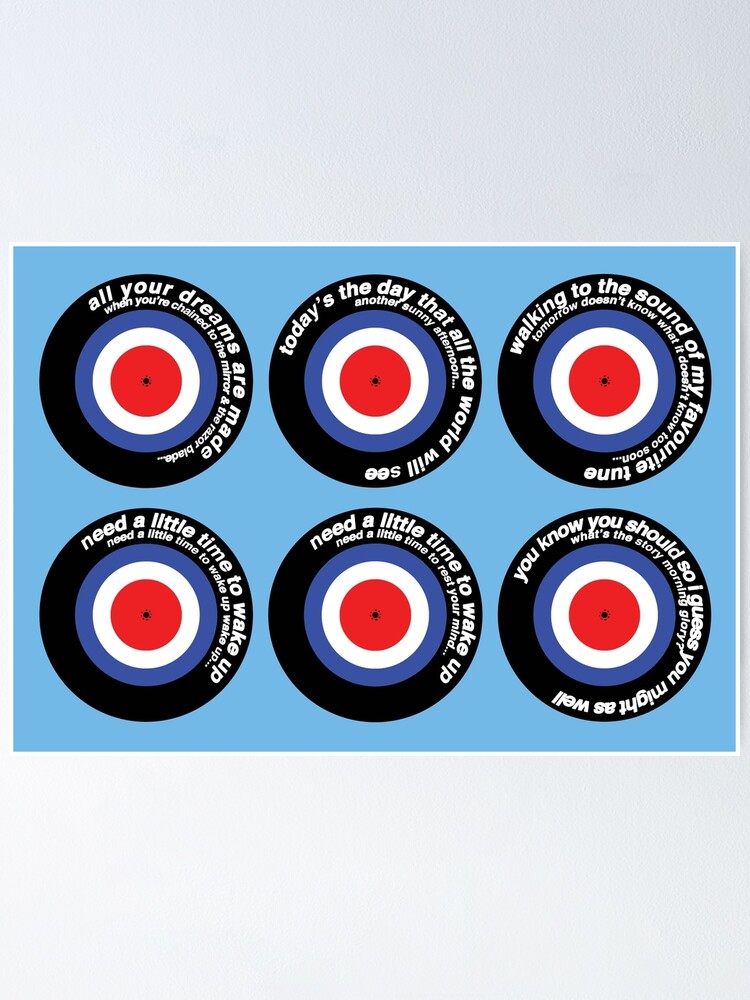 oasis Morning Glory Artwork Design TOTE Morning Glory Artwork