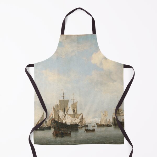 Item preview, The Dutch Fleet in the Goeree Straits (Guinea) Willem van de Velde the Younger designed and sold by OldTimeArt.