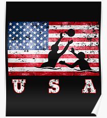 USA Wasserball Poster