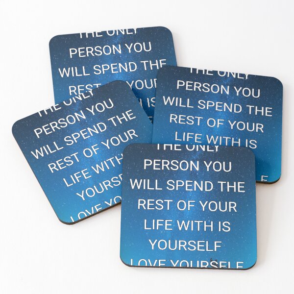 Item preview, The only  person you will spend the rest of your life with is yourself designed and sold by Itaxi.