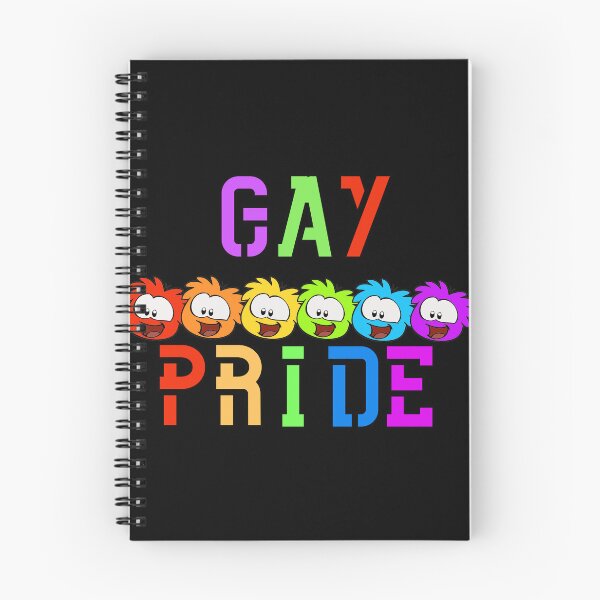 Item preview, Gay Pride Quirky Rainbow Puffle designed and sold by Pink Ribbon.