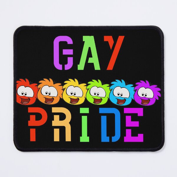 Item preview, Gay Pride Quirky Rainbow Puffle designed and sold by Pink Ribbon.