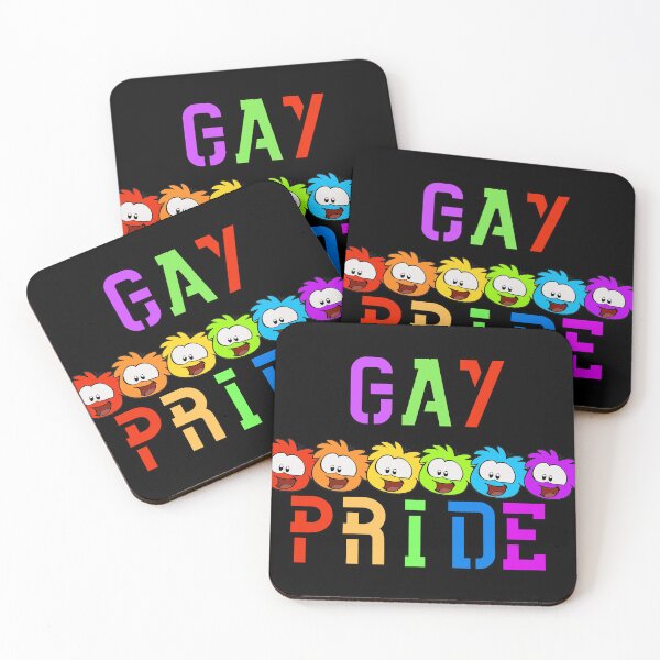Item preview, Gay Pride Quirky Rainbow Puffle designed and sold by Pink Ribbon.