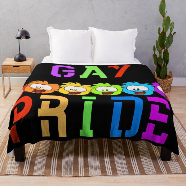 Item preview, Gay Pride Quirky Rainbow Puffle designed and sold by Pink Ribbon.