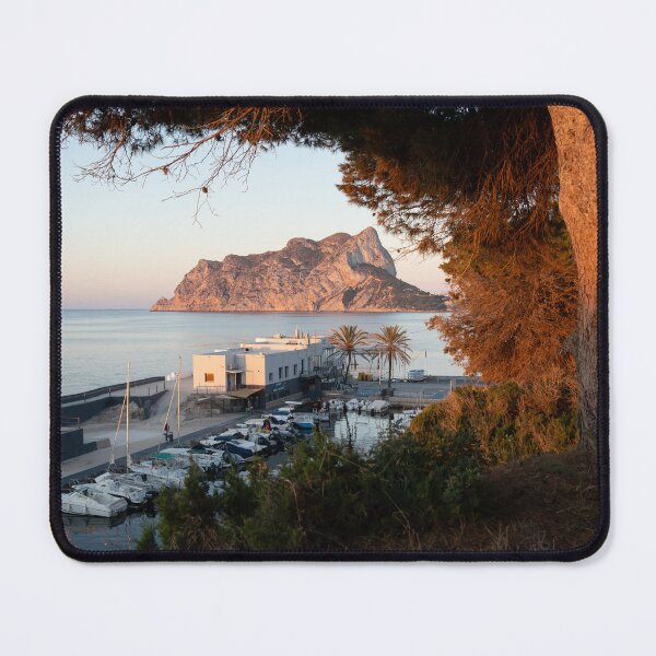 Item preview, Sunrise in the Les Bassetes cove in Calpe, Peñón de Ifach designed and sold by Adriana Mueller.