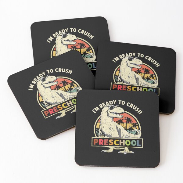 Item preview, I'm Ready To Crush Preschool Back To School Dinosaur cool teacher designed and sold by beckadamr.
