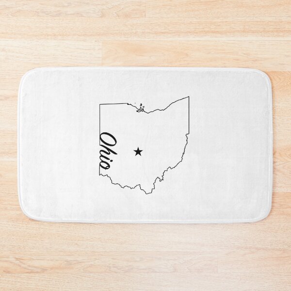 Item preview, Ohio -- US State (simple outline with capital star)  designed and sold by ArchitectGrubb.