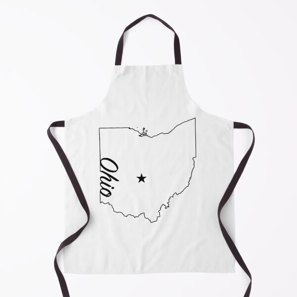 Item preview, Ohio -- US State (simple outline with capital star)  designed and sold by ArchitectGrubb.