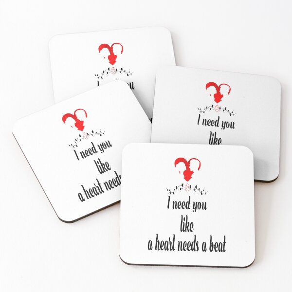 Item preview, I need you like a heart needs a beat designed and sold by Ninadvartak303.