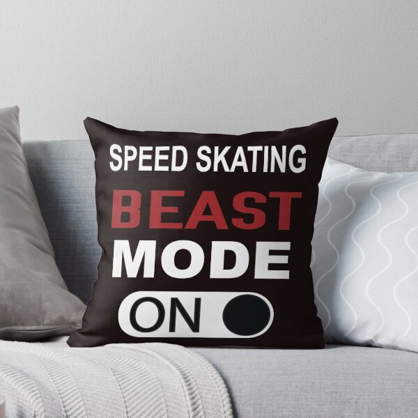 Item preview, Speed Skating Beast Mode On, Funny Skating, Speed Skating Saying designed and sold by Aerial Addicts.