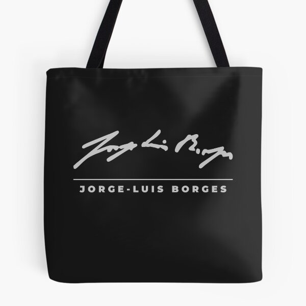 Item preview, Jorge-Luis Borges  signature t-shirt designed and sold by CMYKStudio.