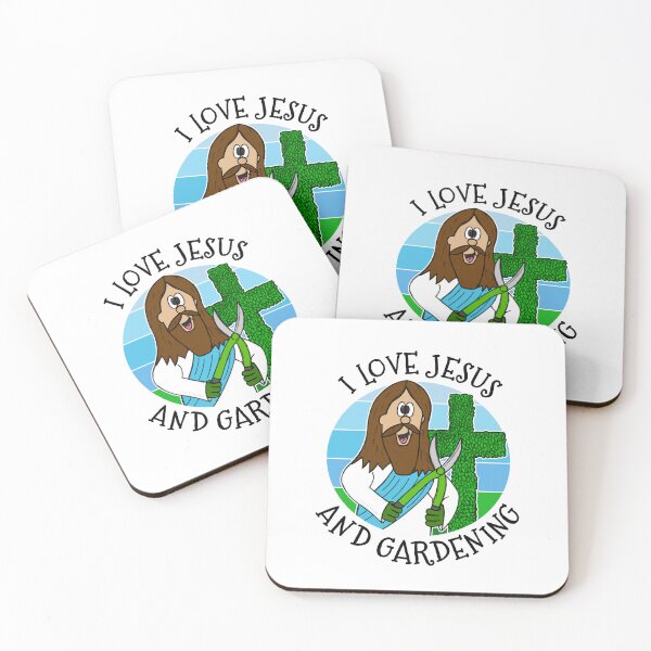 Item preview, I Love Jesus and Gardening Christian Gardener Funny designed and sold by doodlerob.