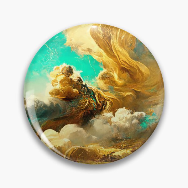 Item preview, Golden Clouds Landscape Digital Painting designed and sold by RadicalWombat.