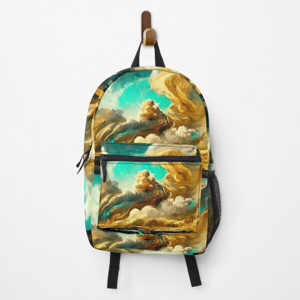 Item preview, Golden Clouds Landscape Digital Painting designed and sold by RadicalWombat.