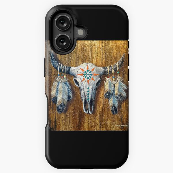 Item preview, Suncatcher - Bison Skull designed and sold by Rich Summers Art.