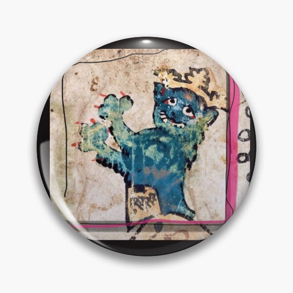 Item preview, Blue Medieval Cat With Crown  designed and sold by Estranged  Design.