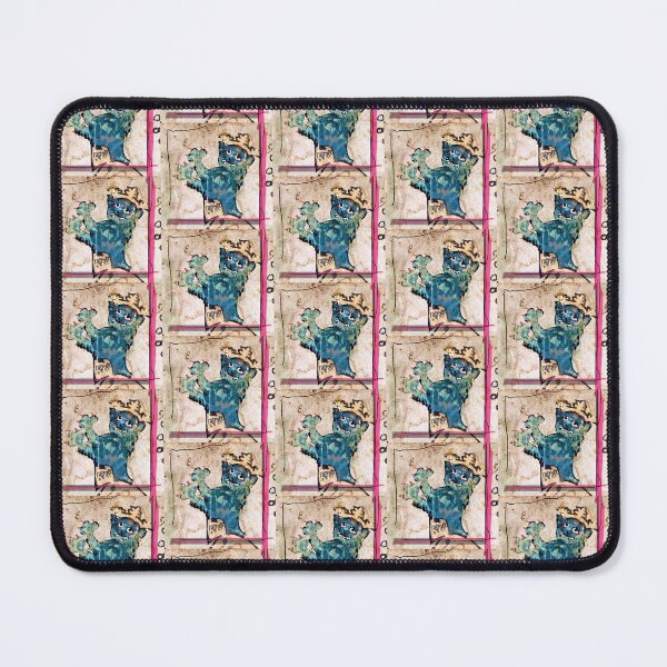Item preview, Blue Medieval Cat With Crown  designed and sold by Estranged  Design.