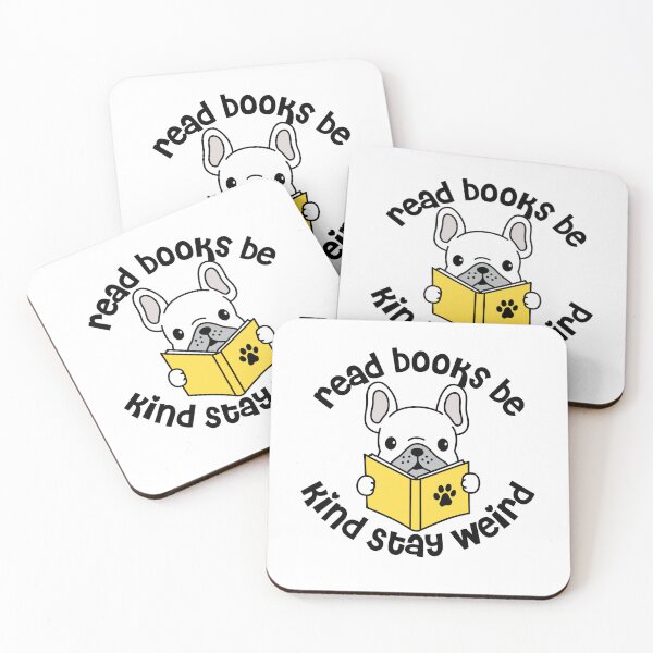 Item preview, Read Books Be Kind Stay Weird Reading Dog designed and sold by TheWildFlix.
