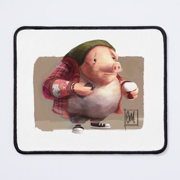 Item preview, Hipster Pig designed and sold by Darren Murray.