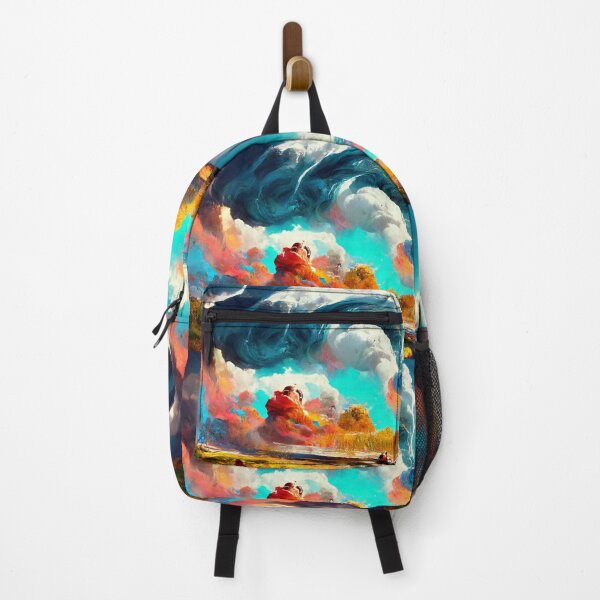 Item preview, Spiral Clouds Landscape Digital Painting designed and sold by RadicalWombat.