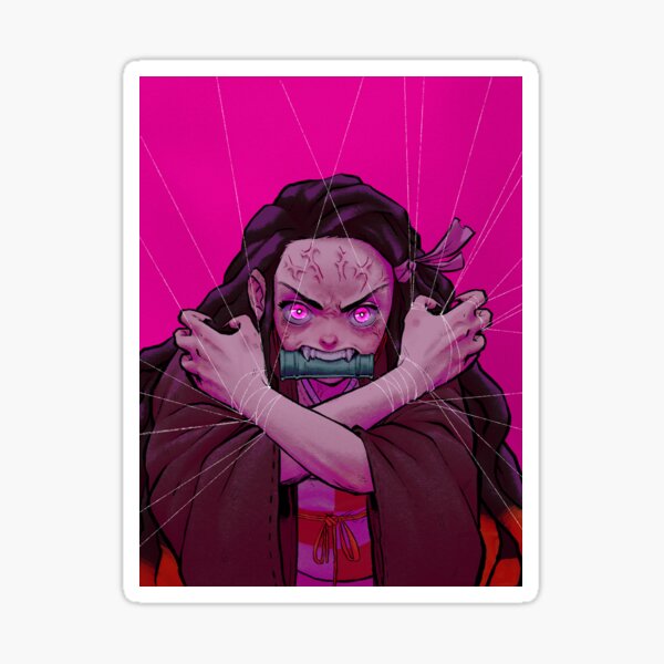 Nezuko Kamado Sticker For Sale By Xyprow Redbubble 3543