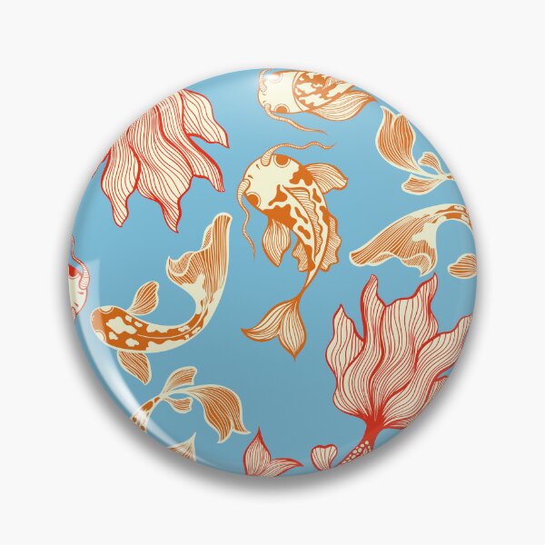 Item preview, Japanese Red Koi Fish Pattern Design - Koi Fish Patterns designed and sold by antevasinart.