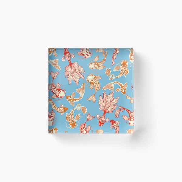 Item preview, Japanese Red Koi Fish Pattern Design - Koi Fish Patterns designed and sold by antevasinart.