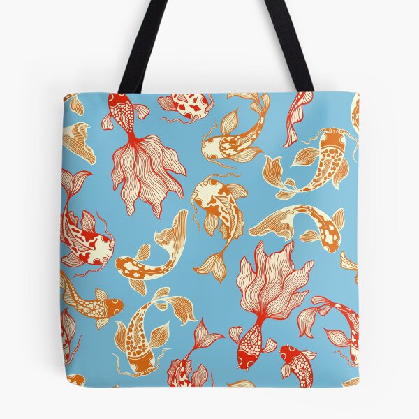 Artikelvorschau, Japanisches rotes Koi-Fisch-Muster-Design - Koi-Fisch-Muster entworfen und verkauft von antevasinart.