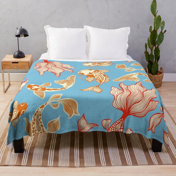 Item preview, Japanese Red Koi Fish Pattern Design - Koi Fish Patterns designed and sold by antevasinart.