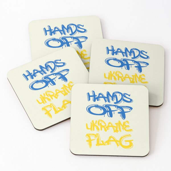 Item preview, hands off ukraine flag designed and sold by NewTopDesign.