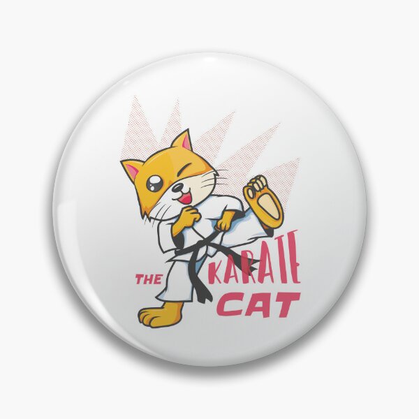 Item preview, The Karate cat, cute design ideal for people who love karate and cats designed and sold by STDesign⭐⭐⭐⭐⭐.