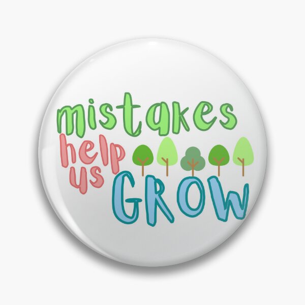 Item preview, Mistakes Help us Grow designed and sold by PurpleNotebook.