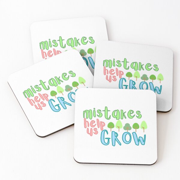 Item preview, Mistakes Help us Grow designed and sold by PurpleNotebook.