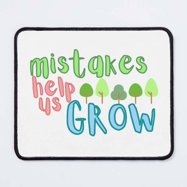 Item preview, Mistakes Help us Grow designed and sold by PurpleNotebook.