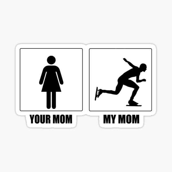 Item preview, Speed Skating Mom, Funny Skating, Speed Skating Saying designed and sold by Aerial Addicts.