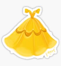 Golden Ballgown Sticker