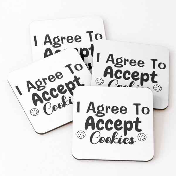 Item preview, I agree to Accept Cookies | Funny Cookie Lover Saying designed and sold by BopleDesigns.
