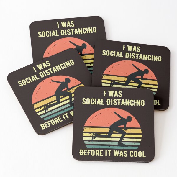 Item preview, Speed Skating Social Distancing, Funny Skating, Speed Skating Saying designed and sold by Aerial Addicts.
