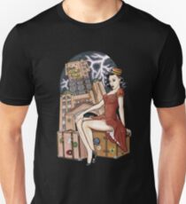 Tower of Terror Pinup Unisex T-Shirt