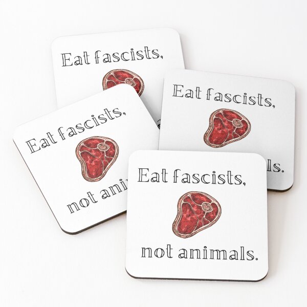 Item preview, Eat Fascists, Not Animals designed and sold by MeaganMoo.