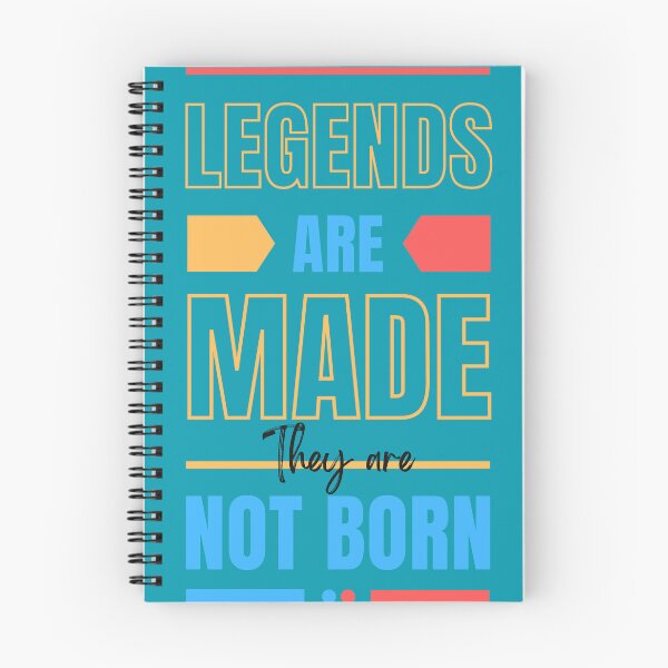 Item preview, Legends are made, they are not born designed and sold by DigitalArt BoutiqueRS.
