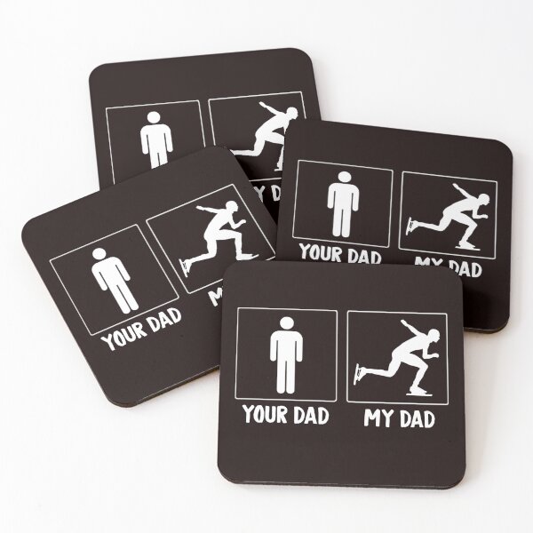 Item preview, My Speed Skating dad, Funny Skating, Speed Skating Saying designed and sold by Aerial Addicts.