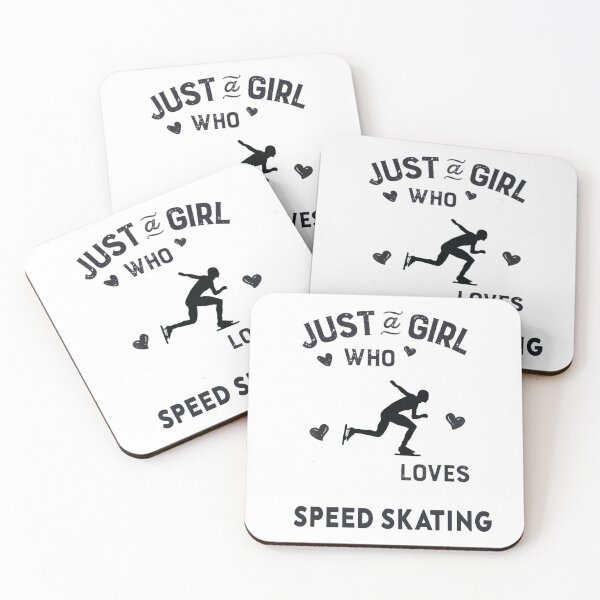 Item preview, Just A Girl Who Loves Speed Skating, Funny Skating, Speed Skating Saying designed and sold by Aerial Addicts.