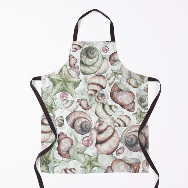 Item preview, Watercolor Seashell Pattern Design - Seashell Patterns designed and sold by antevasinart.