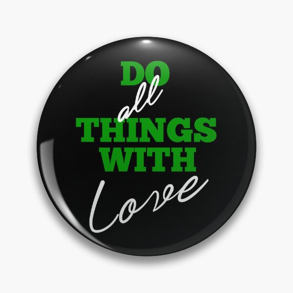 Item preview, Do all things with love inspirational quote  designed and sold by Fus-art94.