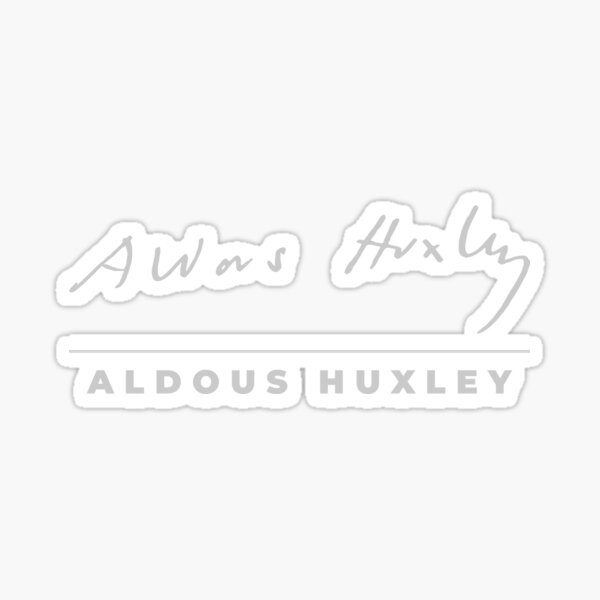 Item preview, Aldous Huxley signature t-shirt designed and sold by CMYKStudio.