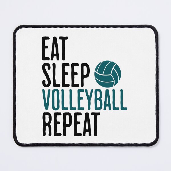 Item preview, Eat Sleep Volleyball Repeat - Funny Volleyball Humor designed and sold by AlanPhotoArt.