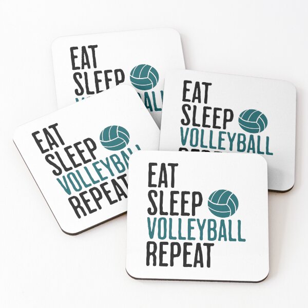 Item preview, Eat Sleep Volleyball Repeat - Funny Volleyball Humor designed and sold by AlanPhotoArt.