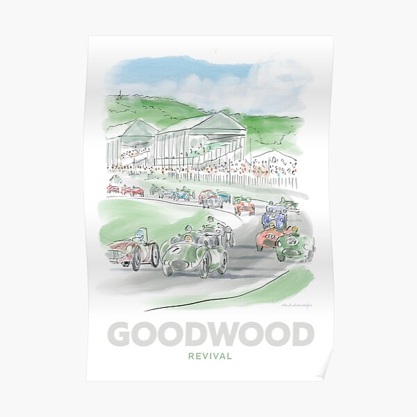 "Goodwood Revival Art" Poster For Sale By Markvickers41 | Redbubble