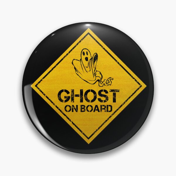 Item preview, Ghost On Board designed and sold by CAUTION SHOP.